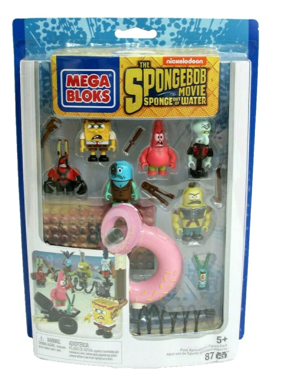 Mega Bloks The Spongebob Movie Sponge Out Of Water Post Apocalyptic Figure Pack